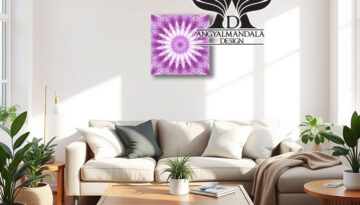 Ez a mandala erősíti az Egység érzését, enyhíti a magányt. Angyali energiákkal készült. Prémium minőségű vászonra, hogy a színek időtállóak maradjanak.