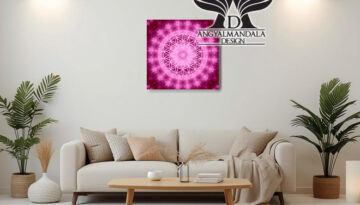 Ez a különleges mandala angyali kódokkal és energiákkal készült, Élet Virága motívummal. Segít megérteni az életünk eseményeit, hibáinkat és erősségeinket.