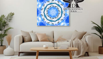 Kapcsolódj belső gyermekedhez az Életöröm Angyalmandala segítségével, mely a delfin energiákkal harmóniát, vidámságot, kommunikációs könnyedséget hoz életedbe.