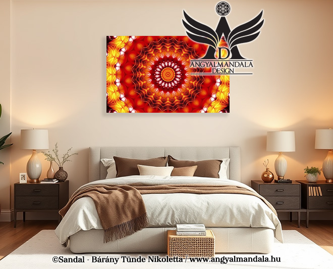 Rendelhető Az Egység angyalmandala, mely az univerzum összekapcsolódását hozza el számodra. Spirituális vászonkép minőségi színekkel és egyedi készítéssel!