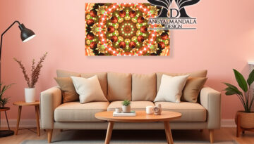 A Teljesség Fénye Angyalmandala karácsonyi egy csodás vászonkép, amely segít összekapcsolódni belső fényeddel és teljességeddel, harmóniát és örömet sugározva.