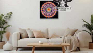 Isteni gyönyör - Angyalmandala - Spirituális vászonkép