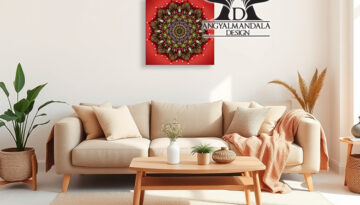 A Bőség Magjai Angyalmandala segít meglátni a legkisebb csodákat is. A szeretet, vidámság és jólét bevonzásáért. Spirituális vászonkép. Angyali energiákkal.