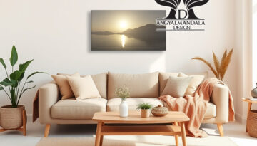 Találd meg a belső békéd A Fény tava spirituális vászonképpel, mely a napfelkelte erejével gyógyítja a lelket és hoz nyugalmat. 