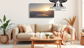 Találd meg a belső csendet a Naplemente spirituális képpel! Angyali energiákkal készült, amely szimbólumai erejével hoz gyógyító békét az otthonodba. 