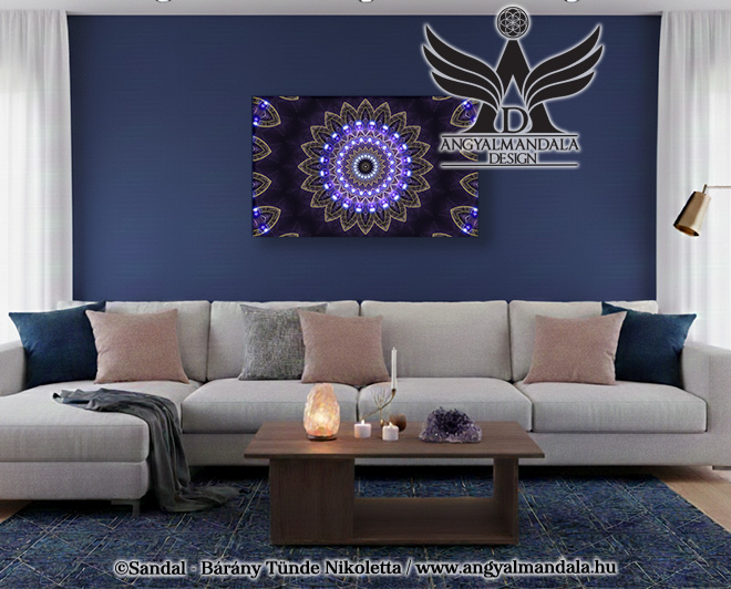 Galaktikus kapcsolatok angyalmandala spirituális vászonkép. Segít kapcsolódni a galaktikus testvérekkel. Emeli a rezgést a magasabb tudatosságért. 