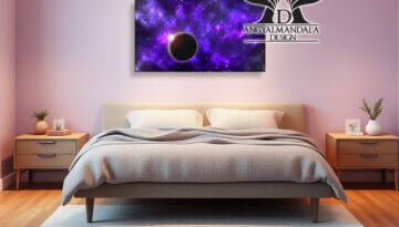 Ébreszd fel kozmikus tudatodat az "Univerzum" spirituális vászonképpel! Angyali energiákkal készült alkotás, mely segít a belső béke és egység megtalálásában. 