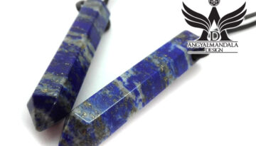 EXTRA (AAA) lapis lazuli ásvány csúcs medál