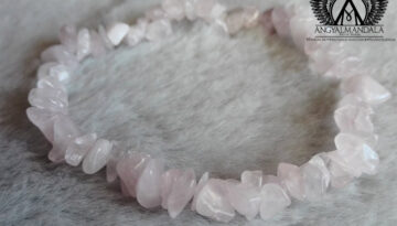 Szeretet és szerelem - Rózsakvarc mandala splitter karkötő