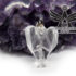 Hegyikristály angyal szobor medál (kicsi)