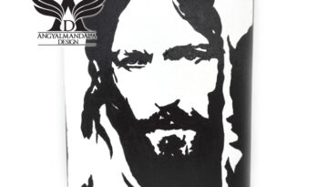 Jézus portré (monochrome festmény - vászonon)