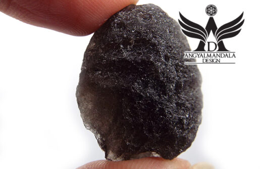 Az Isteni tűz gyöngye – Tektit (meteorit) (másnéven cintamani,agni manitit) marokkő no29-2