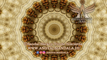 Reggeli kezdés – Angyalmandala | Spirituális vászonkép